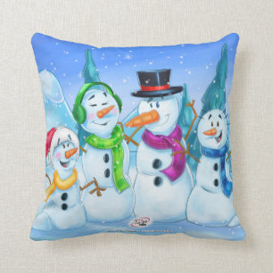 Kudde snöfamiljsnögubbear