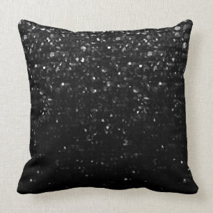 Kudde svart Crystal Bling Strass