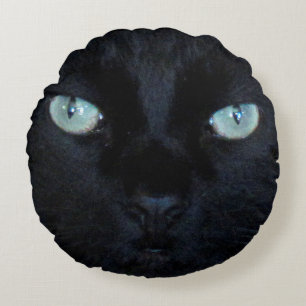 Kudde - svart kattansikte