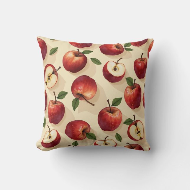 Kudde vid Apple mönster (Framsida)