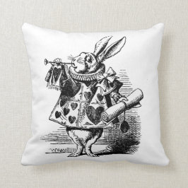 Kudde vintageillustrationen Alice i underland
