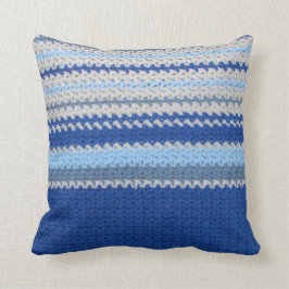 Kudde - virkningmönster - blåttrandar