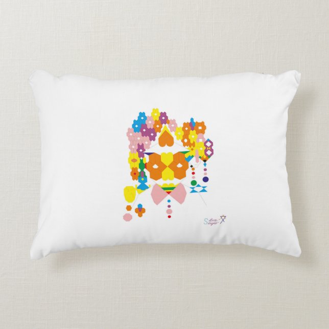 kuddeafrika prydnadskudde (Framsidan)