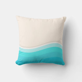 Kudden av älskare till havs och strand. kudde