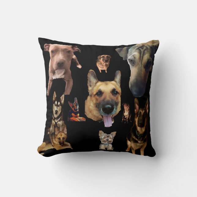 Kudden hund älskare kudde (Framsida)
