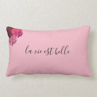"Kudder den dekorativa nätt " rosa & röda blom- Lumbarkudde