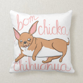 Kudder den rolig hund vitsen för den Bom Chicka Kudde