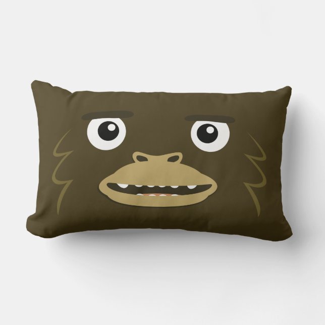Kudder den stora foten för BBSS (21" x13") Lumbarkudde (Framsida)