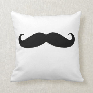 Kudder den svart Moustacheamerikanen MoJo för Kudde