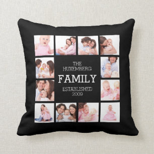 Kudder det beställnings- familjfotoet för DIY me Kudde