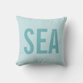 Kudder det minimalist moderna havet/stranden för kudde