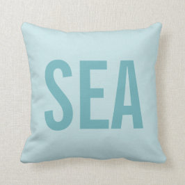 Kudder det minimalist moderna havet/stranden för kudde