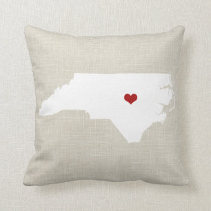 Kudder det statliga North Carolina nya hemmet 16" Kudde