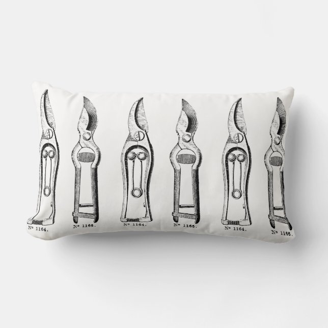 Kudder det trädgårdarbeteaste verktyg Pruners för Lumbarkudde (Framsida)