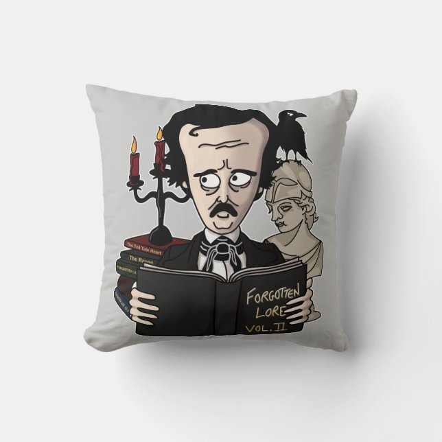 "Kudder Edgar Allan Poe" Kudde (Framsida)