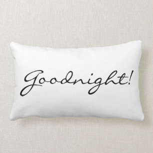 "Kudder Goodnight/den bra morgonen" Lumbarkudde