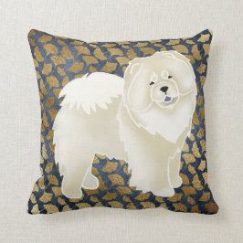 Kudder kräm- chow för GINKGOEN - välj tyg och Kudde