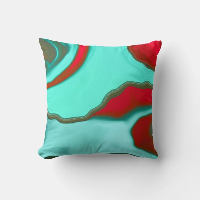"Kudder vatten Abstract2" Kudde (Framsida)