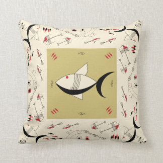 Kuddfabrikat FABULOUS 1950-tal FISK Retro Vintage Kudde