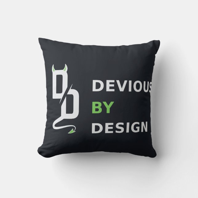 Kuddfodral 'Devious by Design' Kudde (Framsida)