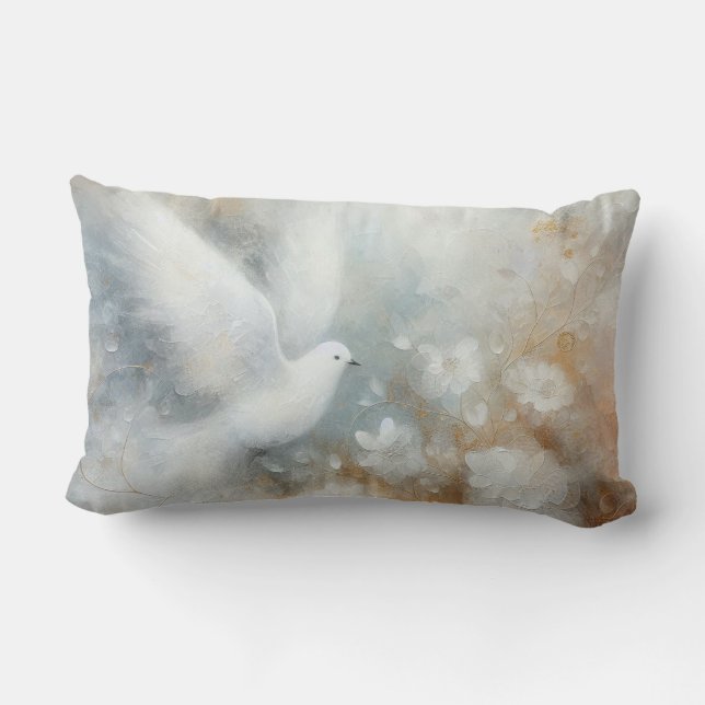 Kuddfodral för bröllopsduva lumbarkudde (Baksida)