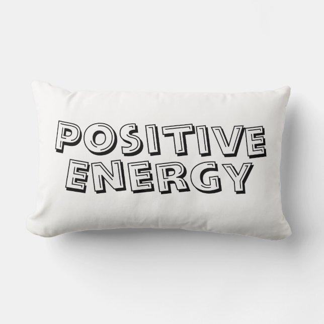 Kuddfodral för positiv energi lumbarkudde (Framsida)