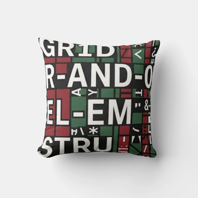 Kuddfontän dekorativ design kudde (Framsida)