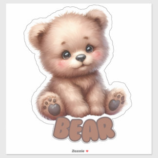 Kuddiskt björn - Nursery Klistermärken