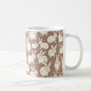 Kuddiskt Bunny Rabbits Bonanza - Mocha Mousse. Kaffemugg