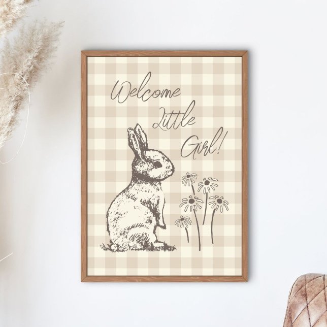 Kuddiskt Bunny Rabbits Bonanza - nyfödd bebis flic Poster (Skapare uppladdad)