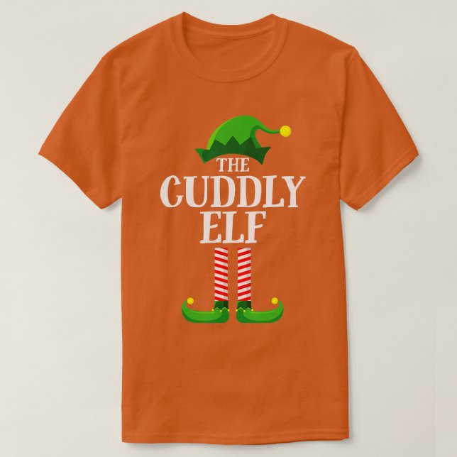 Kuddiskt Elf Matching Family Group jul Party T Shirt (Design framsida)