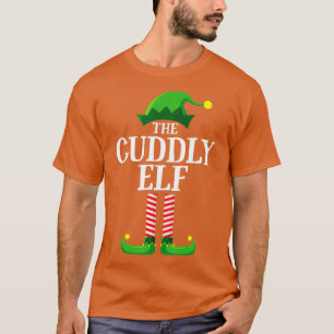 Kuddiskt Elf Matching Family Group jul Party T Shirt
