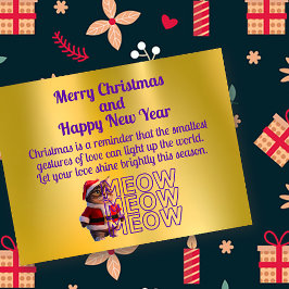 Kuddiskt julkort till julkort vykort