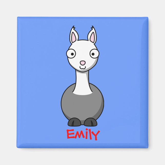 Kuddiskt lama magnet (Framsidan)