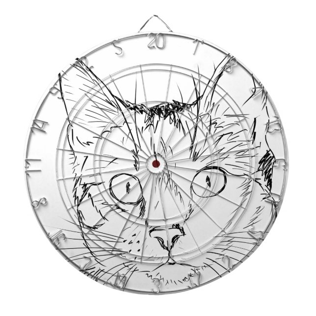 Kuddkatt Darttavla (Framsidan)
