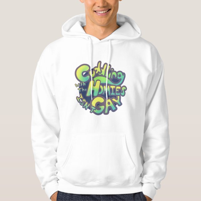 Kuddling med Homies Hoodie (Framsida)