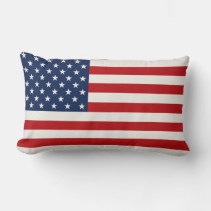 Kuddöverdrag Kudd-USA Flag Ländryggskudde Lumbarkudde