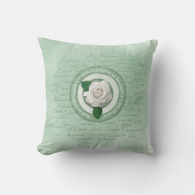 Kuddpåslakan i blomning kudde (Framsida)