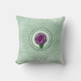 Kuddpillow i blomning kudde