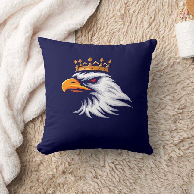 Kuddpillow Kunglig Kronad Örn Kudde (Filt)