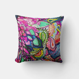 Kuddpillow Zen Tangle av Michele Zurine Kudde