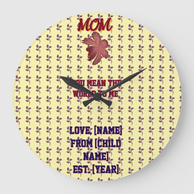 Kuddskal Stor Klocka (Framsida)