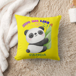 Kuddthrow – Krama mig som en Panda Kudde