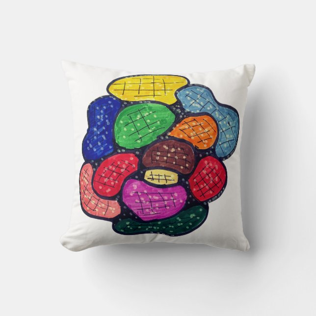 Kuddvar Bubbel mönsterdesign Kudde (Framsida)