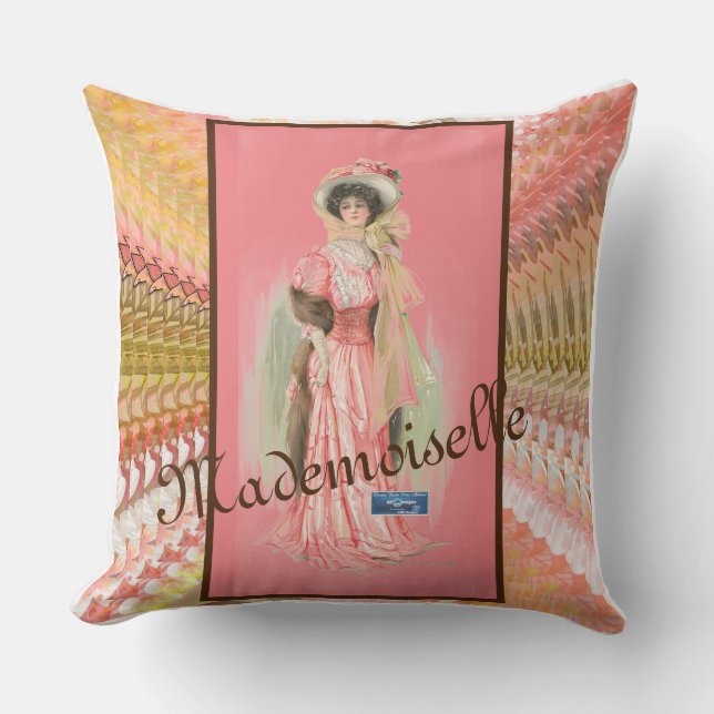 Kuddvar Mademoiselle Vit RFPMDesigns 2024 Kudde (Framsida)