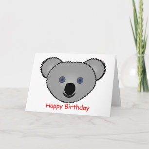 Kudely Koala Birthday Kort