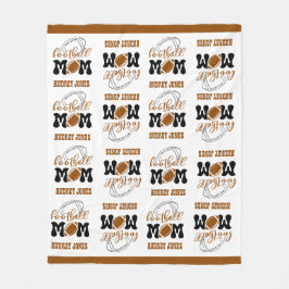 Kudnigt medelstort Storlekt fotboll Mamma Fleecefilt