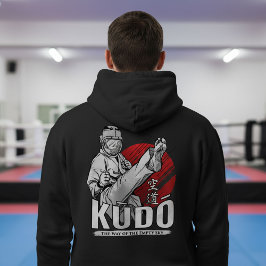 Kudo Martial Art - Fighter and Kanji Design T Shirt