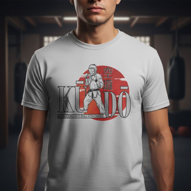Kudo Martial Art – Full Contact, Full Control T Shirt (Skapare uppladdad)