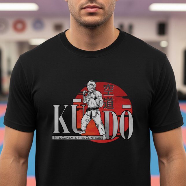 Kudo Martial Art – Full Contact, Full Control T Shirt (Skapare uppladdad)